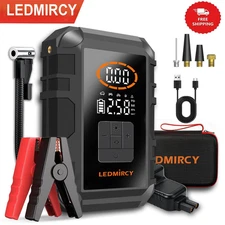 Heavy Duty Truck 8000A Jump Starter With Air Compressor Power Bank Jumper Box US