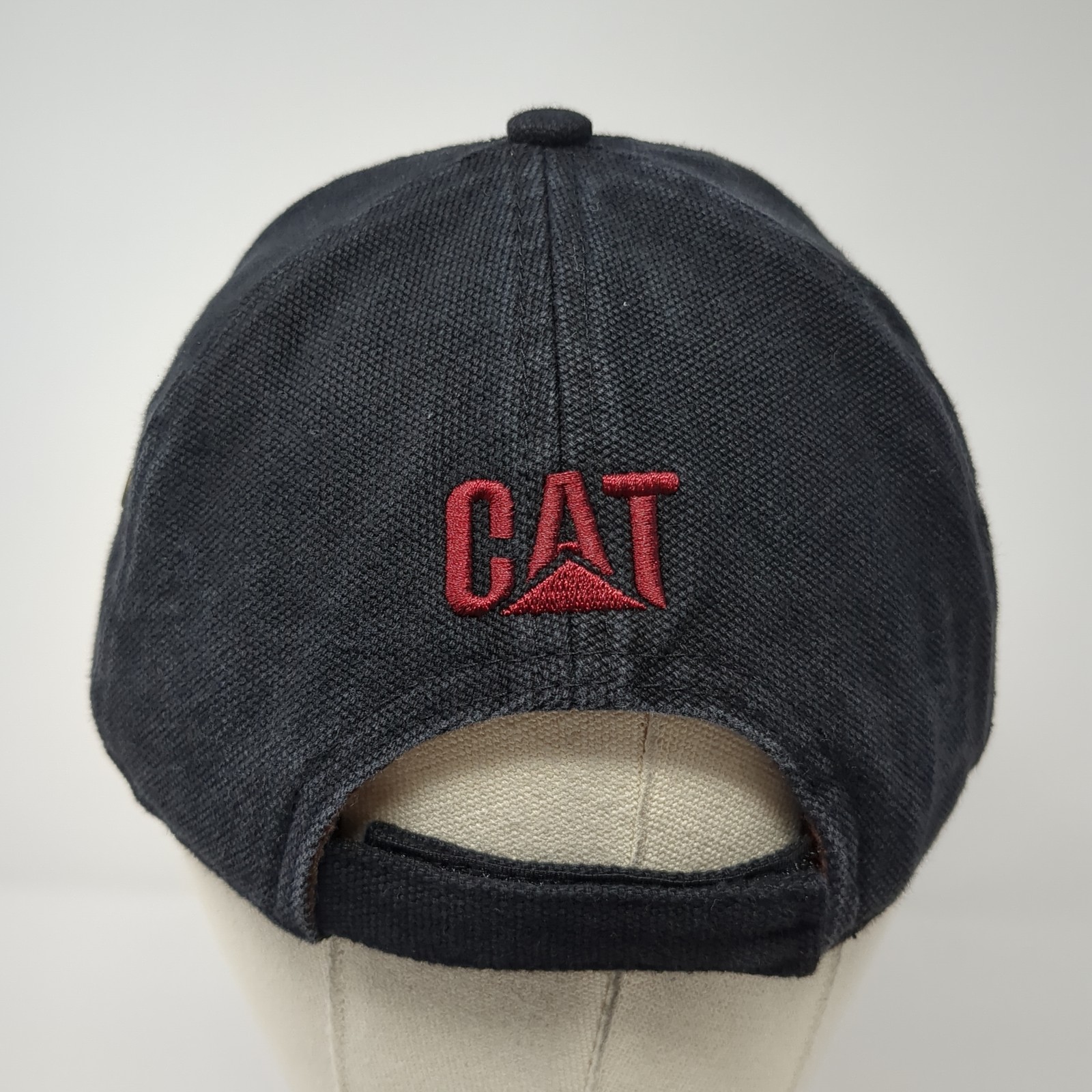 Caterpillar 1925 Strapback Baseball Cap Black One… - image 6