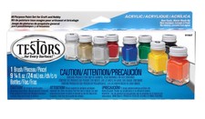 Testors Acrylic Value Finishing Paint Set - 9...
