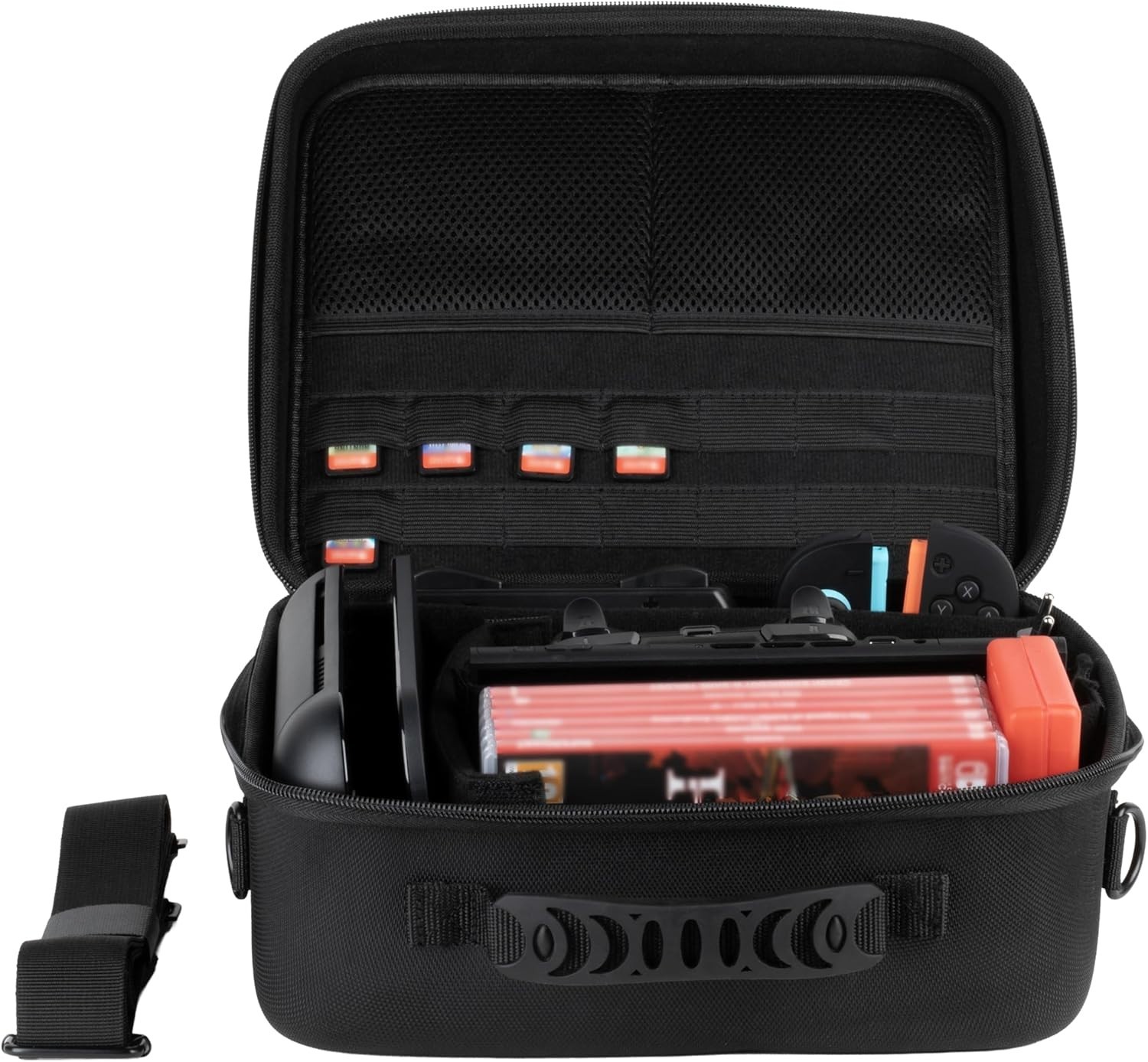 Valisette de transport rigide noire pour console Nintendo Switch 2