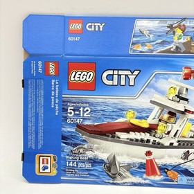 LEGO CITY Fishing Boat 60147 Sport Fishing Boat Retired 2017- Box Package Only