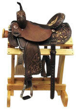 Western Barrel Racing Horse Saddle Leather Racer Handmade Equestrian Trail Tack