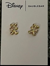 Baublebar Disney Christmas Gingerbread Cookie Mickey Post Earrings NEW