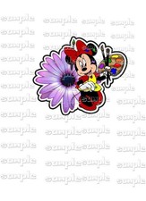 Disney Art Minnie uu Premade Scrapbook Page Paper Piece die cut