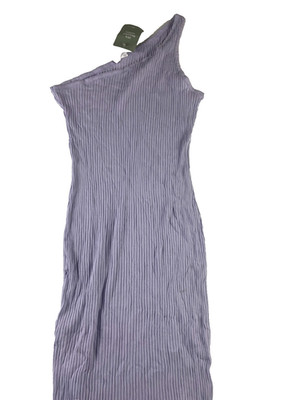 H&M Damen Kleid Divided Move farbig einzelner Schulterträger lang 