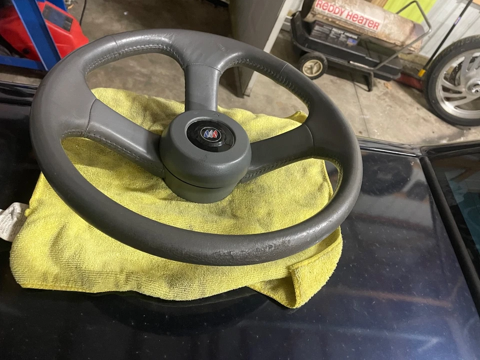 Buick Lesabre & Electra 1988 1989 1990 tipo T OEM volante de tres radios Foto 2 de 2