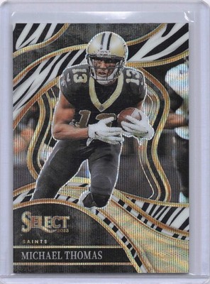 2023 Panini Select Michael Thomas Zebra Case Hit #235 Saints
