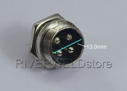 1Set 4 Pin Socket Connector 16-4P Fit TIG Welding & Plasma Cutting Torch - Picture 3 of 4