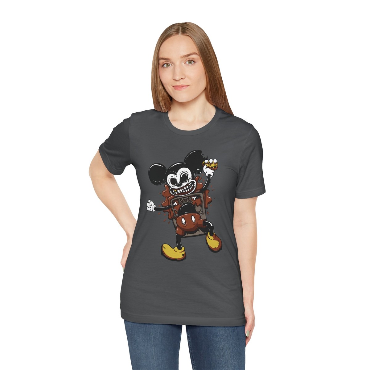 Mickey Dead in a Mouse Trap Funny Gruesome Gore Horror Parody T