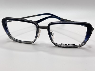 JIL SANDER Unisex Brille Einheitsgröße NEU - schwarz 136 mm #012 Original