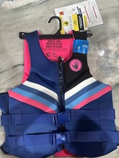 BODY GLOVE Dual Size Evoprene PFD Life Jacket Vest Pink, Women's L/XL 36"-44" 