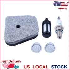 Air Fuel Filter Primer Bulbs Spark Plug For Stihl FS90 FS100 FS110 FS130 FS90R