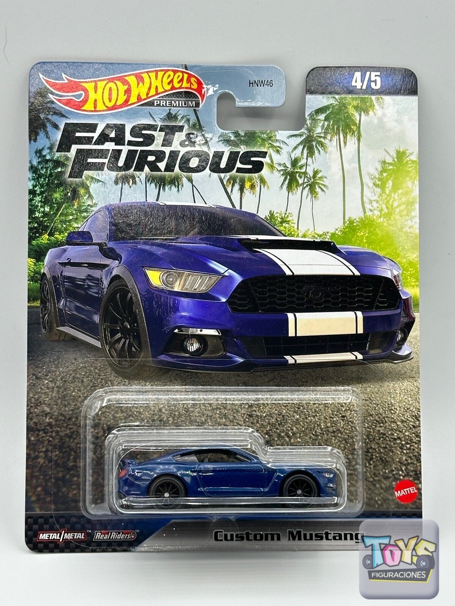 Hot Wheels Custom Mustang Blue #4 Fast & Furious - 4/5 Premium