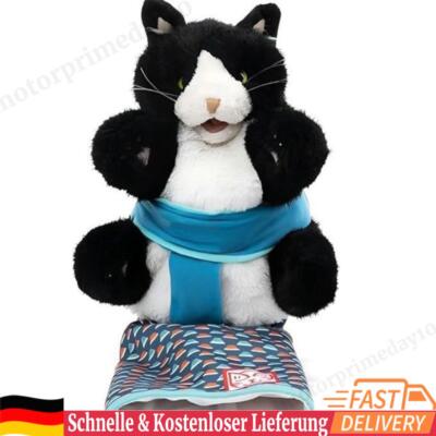 Wrestler Katze Handpuppe mit harten Polsterweiche Plüsch -Tierhandwerksspielzeug