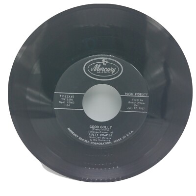 RUSTY DRAPER pop rkr 45 Good Golly (Pretty Molly) / No Huhu NM