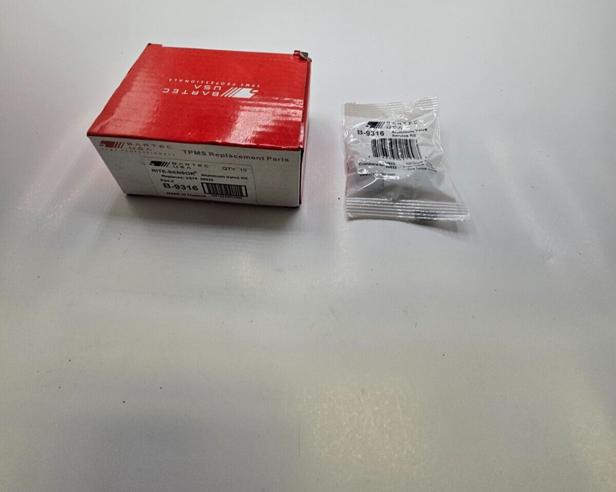 (QTY 10) Bartec USA Rite-Sensor Aluminum Valve B-9316 Fits VS70 20022