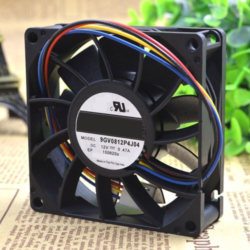 For Sanyo 9GV0812P4J04 80*80*25mm 12V 0.47A Large Air Volume Chassis Fan 4pin - 第 3/5 張圖片
