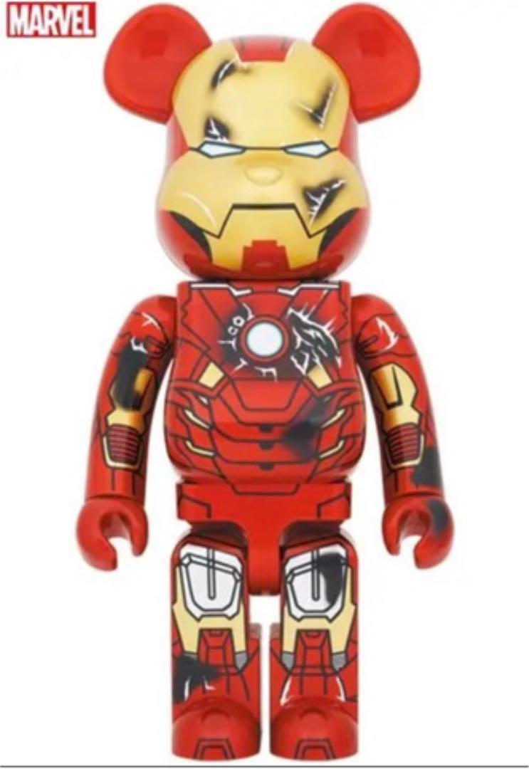 BE@RBRICK IRON MAN MARK VII DAMAGE 400% Bearbrick Medicom Toy