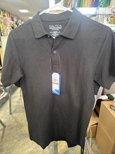 Nautica School Uniform Polo Black Sz S/P 34/35 