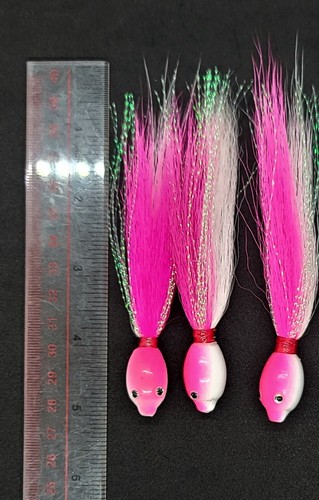 Fishing Teaser Floating Bucktail Terminal Tackle Hi Lo 6 Pack Flies Rig Your Own - Picture 3 of 18