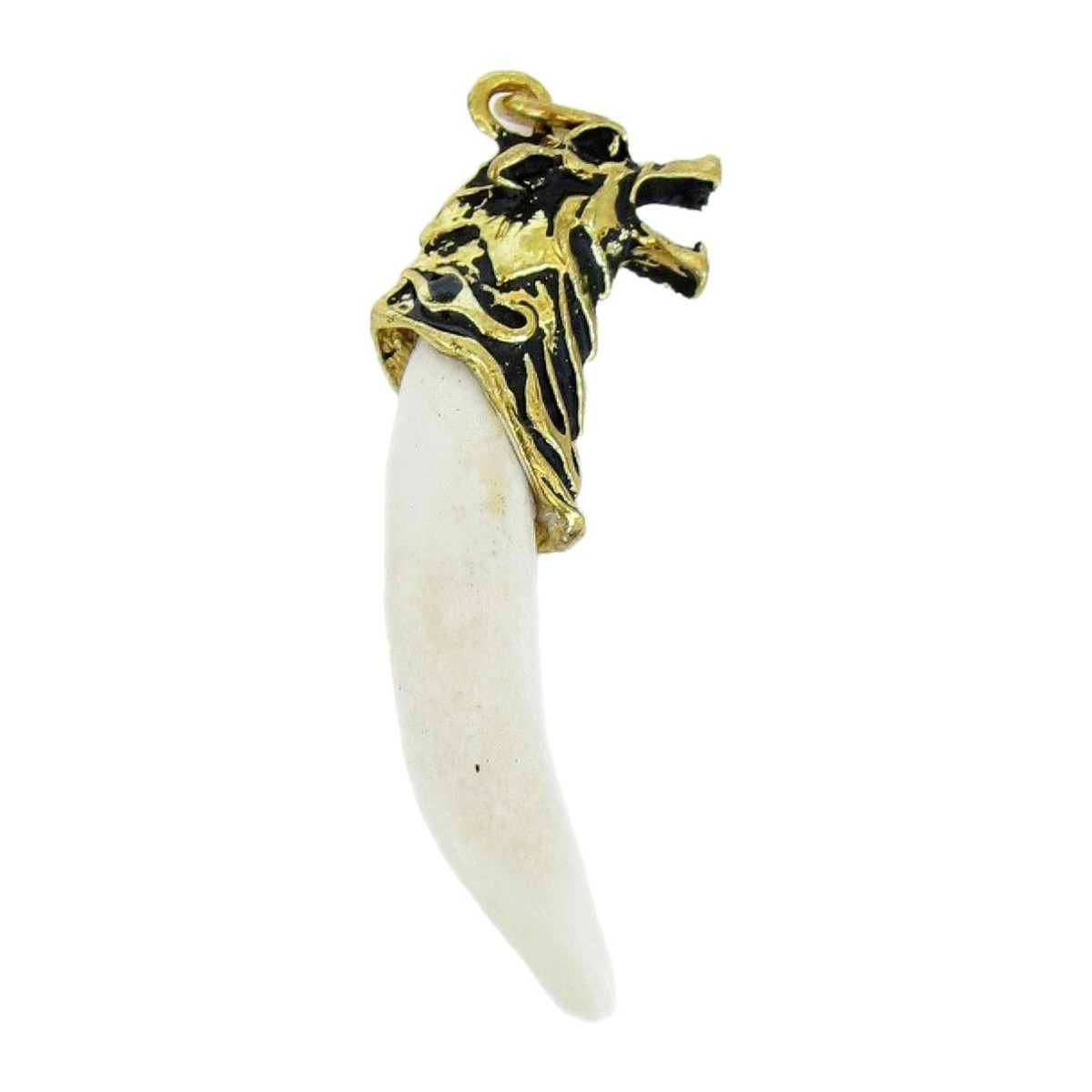 Coyote Tooth Amulet – Handmade Luck & Protection Charm, Wicca & Pagan Tradition, From Mexico