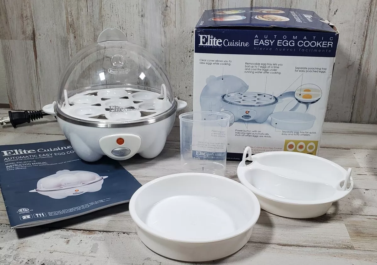Elite cuisine 2024 automatic egg cooker