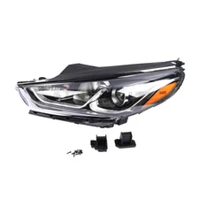 For 2018 2019 Hyundai Sonata Halogen Headlight Assembly Driver Left Side w Bulb