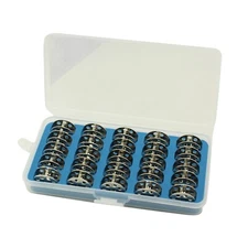 Cutex™ Pack of 25 Consew 205RB, 206RB Bobbins With Storage Case