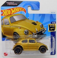 Bumblebee - Transformers Vw Beetle Gold - Hot Wheels Hw Screen Time Card