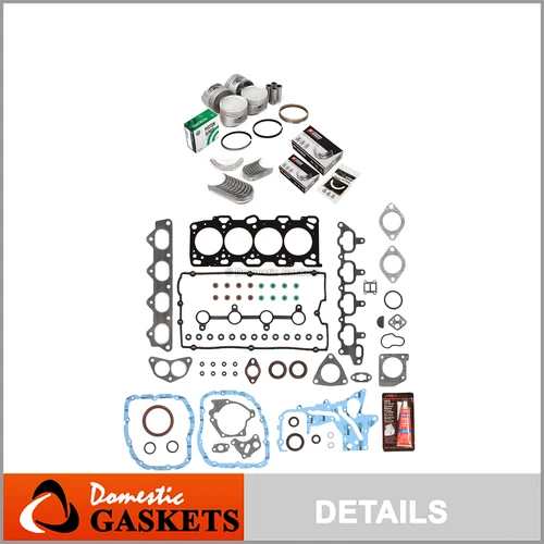 Full Gasket Set Bearings Pistons Fit 99-05 Hyundai Kia 2.4L G4JS