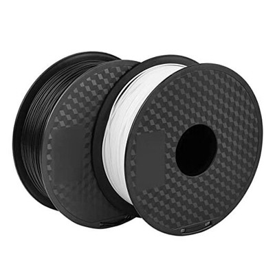 3D Printer Filament PLA 1.75mm 1KG Spool White and 1.75mm 1KG White and Black