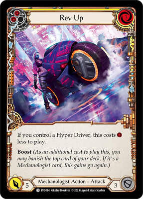 Flesh and Blood TCG Rev Up (Yellow) [EVO184] (Bright Lights) | eBay