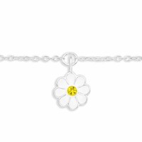 Armkette Mit Blumen AnhäNger 925 Silber - Kinder Damen MäDchen Schmuck