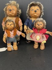 Vintage 50s 60s Steiff Hedgehog Family Mecki Micki Macki Mucki German Germany