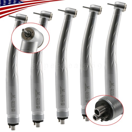 1-10Pcs Dental High Speed Handpiece Push Button 3-Way Spray 4Hole NSK Style - Picture 23 of 36
