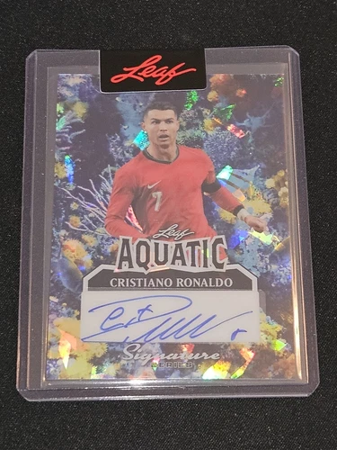 2025 Leaf Signature Series Multi-Sport Cristiano Ronaldo Aquatic Auto 1/1 RARE