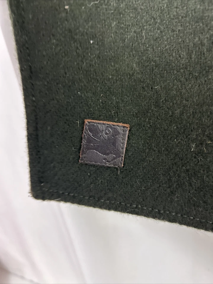 I Spiewak And Sons Womens Medium Green Wool Full Zip Cape - Image 4 of 4