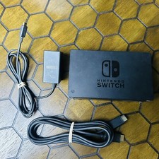 Nintendo Switch Dock - Black HAC-007 W/ OEM CHARGER  HDMI
