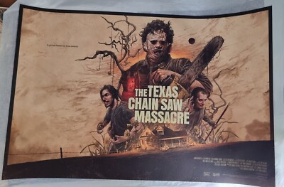 The Texas Chainsaw Massacre Siebdruck von Jake Kontou