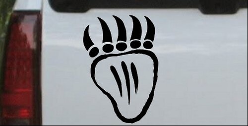 Calcomanía tribal con garra de oso indio para automóvil o camión ventana portátil - Imagen 3 de 32