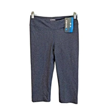 NWT Eastern Mountain Sports Fusion Capri Dark Gray Leggings Womens Size Small