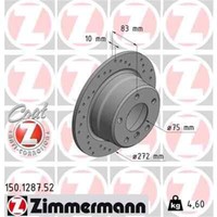 2X Zimmermann Sport Z Bremsscheibe 150.1287.52