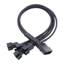 4 Pin IDE Molex to 4-Port 3Pin/4Pin Computer for Case Power Splitter Extension