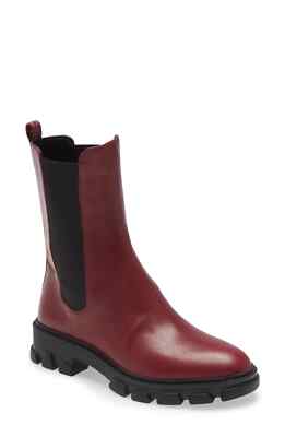 MICHAEL Michael Kors Ridley Lug Sole Chelsea Booties MSRP $175 Size 6M # M3 203