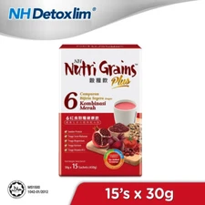 NH Nutri Grains Plus with 6 Red 450g (30g X 15's) up to 20 nutrient-rich grains