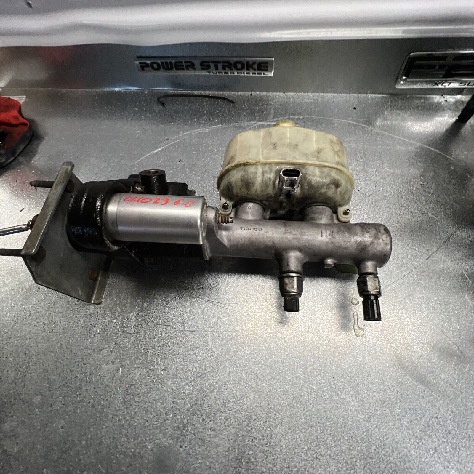 Maître-cylindre De Frein Avec Booster Noir Wilwood - Compatible Dodge A, B, E Body (muscle Cars)