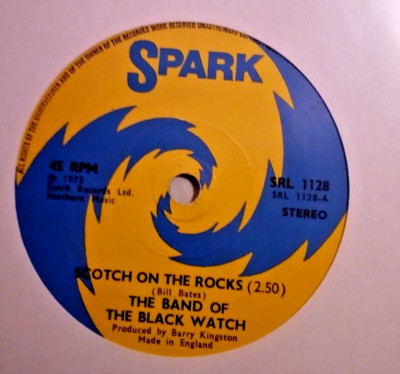 the band of the black watch - scotch on the rocks - excellent condition 7'' vinyl