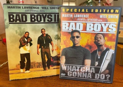 Will Smith 2 DVD lot: Bad Boys and Bad Boys II  Action Movies Academy Award Win
