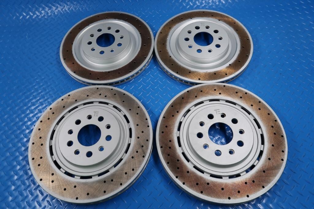 Maserati Ghibli Modena Quattroporte front rear brake disc rotors #12264