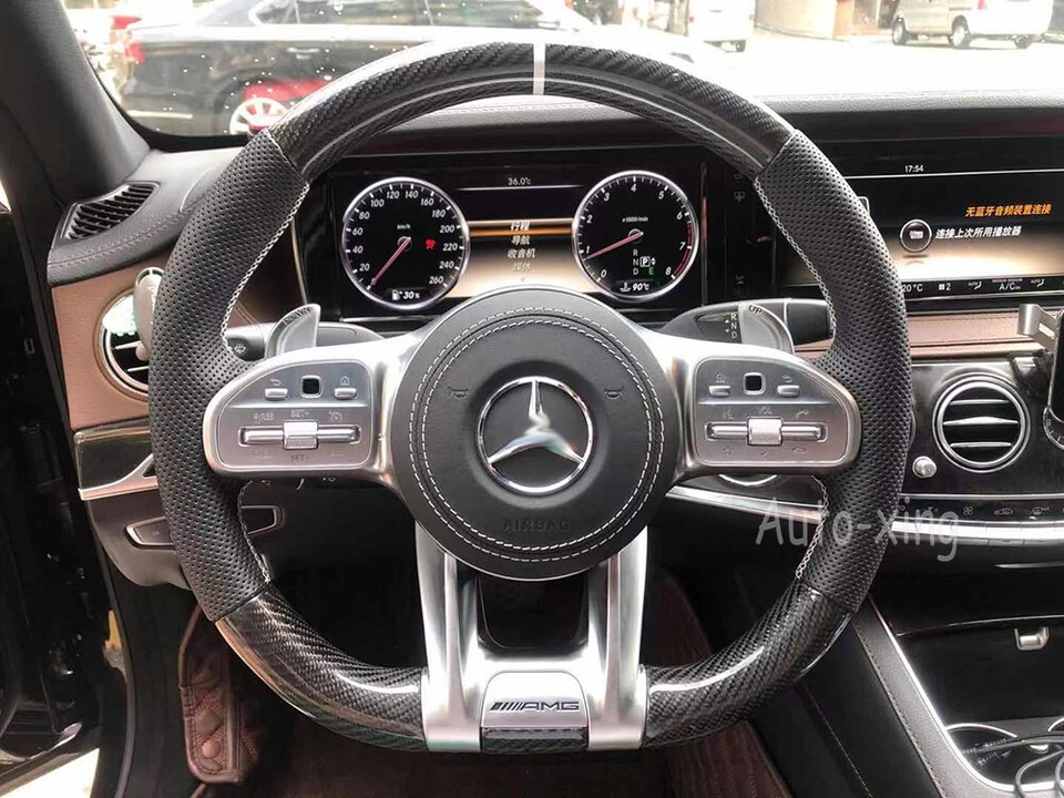 New Carbon Fiber Steering Wheel For MercedesBenz AMG W213 G63 GLE CLA